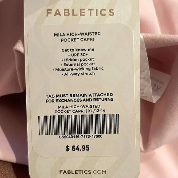 Mila High-Waisted pocket capri - Picture 5 of 5